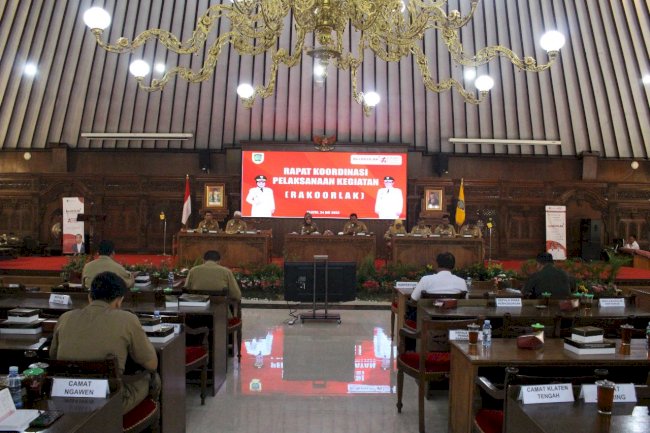 Pemerintah Kabupaten Klaten Gelar Rakoorlak Triwulan II Tahun 2023
