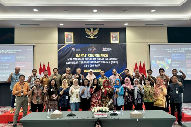 Rapat Koordinasi Implementasi Program Pusat Informasi Keuangan Terpadu Desa/Kelurahan se-Solo Raya