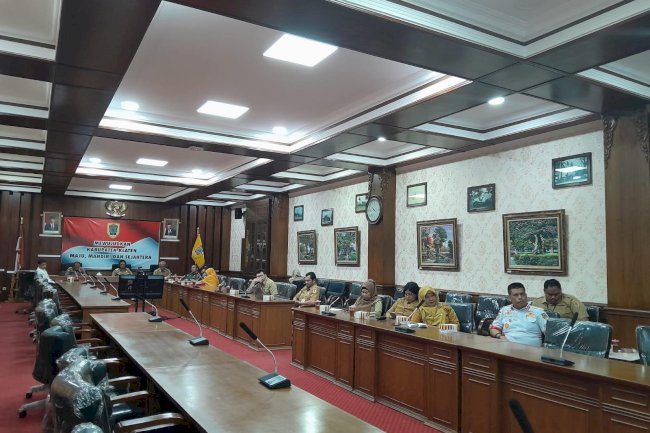 Zoom Meeting Rakor Pengendalian Inflasi Daerah Tahun 2024