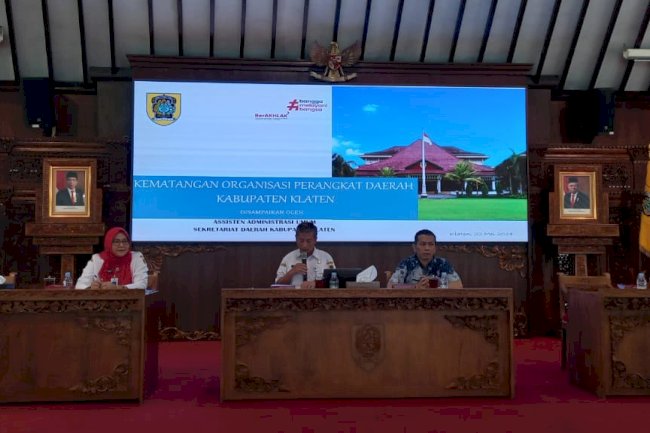 Pemkab Klaten Gelar Rakoor Persiapan Penilaian Kematangan Organisasi Perangkat Daerah (KOPD) 2024