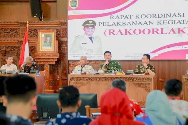 Hadiri Rakoorlak, Bupati Klaten Minta Optimalkan PAD