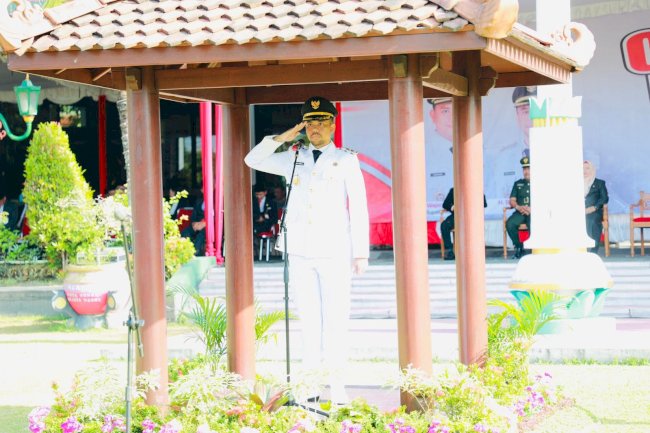 Wakil Bupati Klaten Pimpin Upacara Hari OTDA Tahun 2025