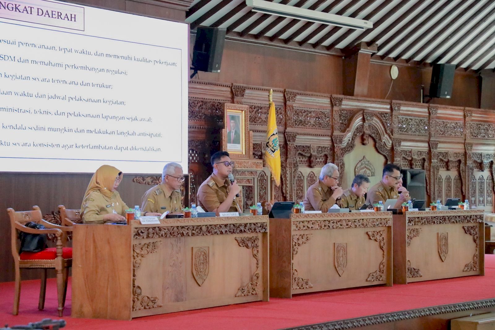Bagian Administrasi Pembangunan Setda Klaten Perkuat Pengendalian Program melalui RAKOORLAK