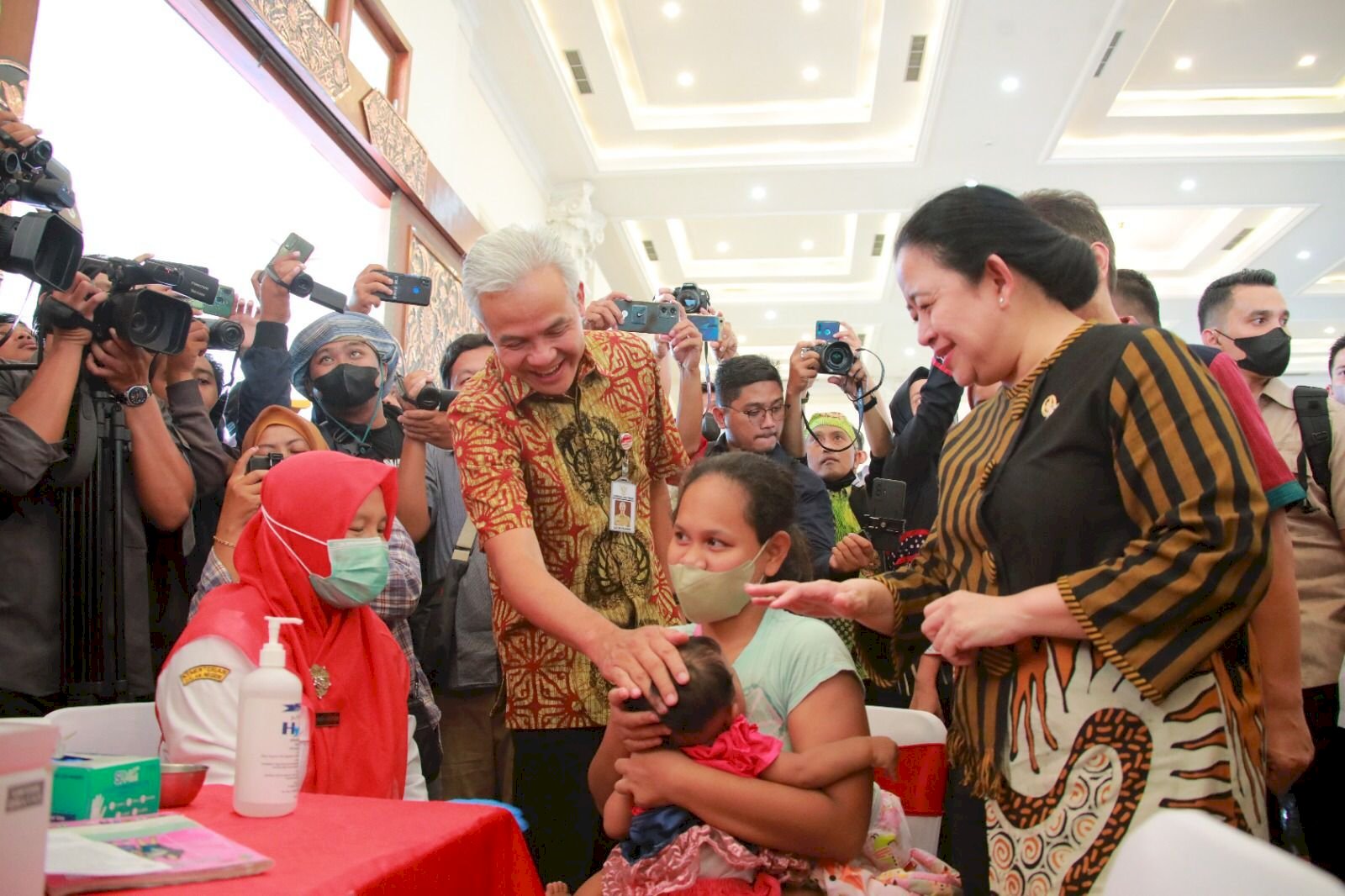 Kabupaten Klaten Dipilih Menjadi Lokasi Pencanangan Imunisasi Polio Tipe 2 Tingkat Nasional