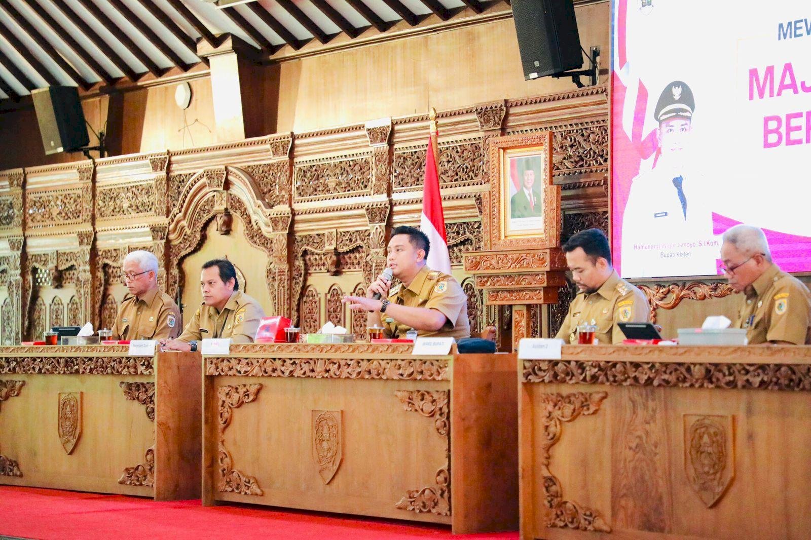 Bupati dan Wabup Klaten Hadiri Rapat Koordinasi Perangkat Daerah Kabupaten Klaten