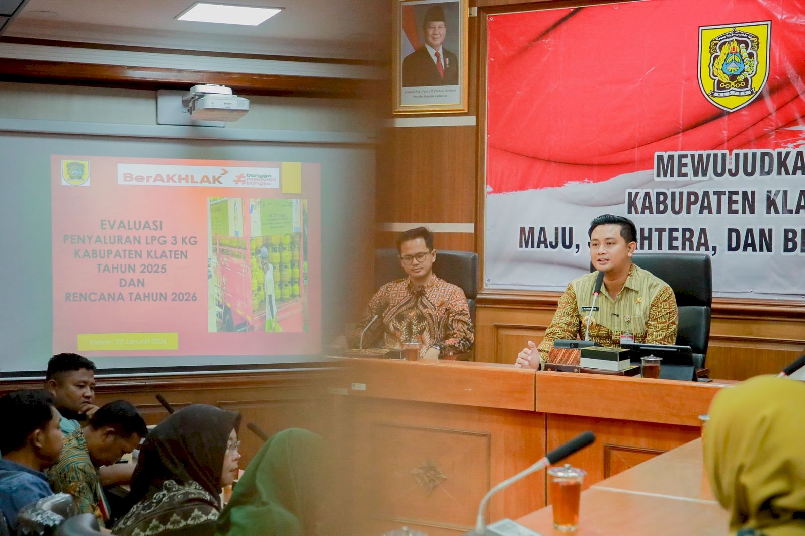 Bagian Perekonomian Setda Klaten Perkuat Pengendalian Distribusi LPG 3 Kg Melalui Evaluasi dan Perencanaan 2026